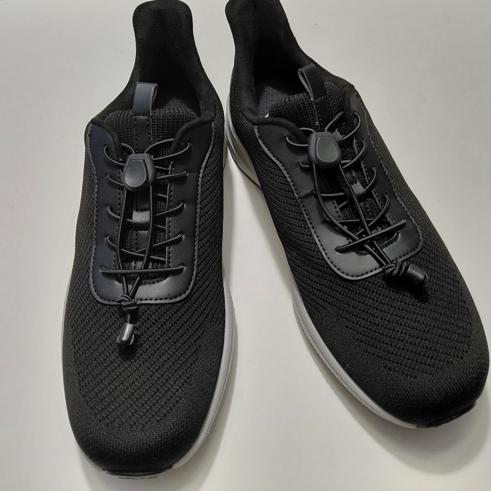 DR. COMFORT Men's Finch Hands Free Black Slip-On Athletic Sneakers Size 10W